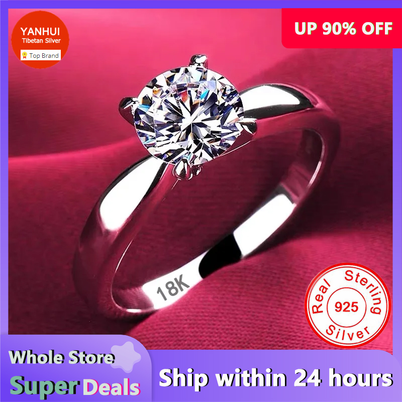Wedding Zone - С сертификатом Роскошные кольца из белого