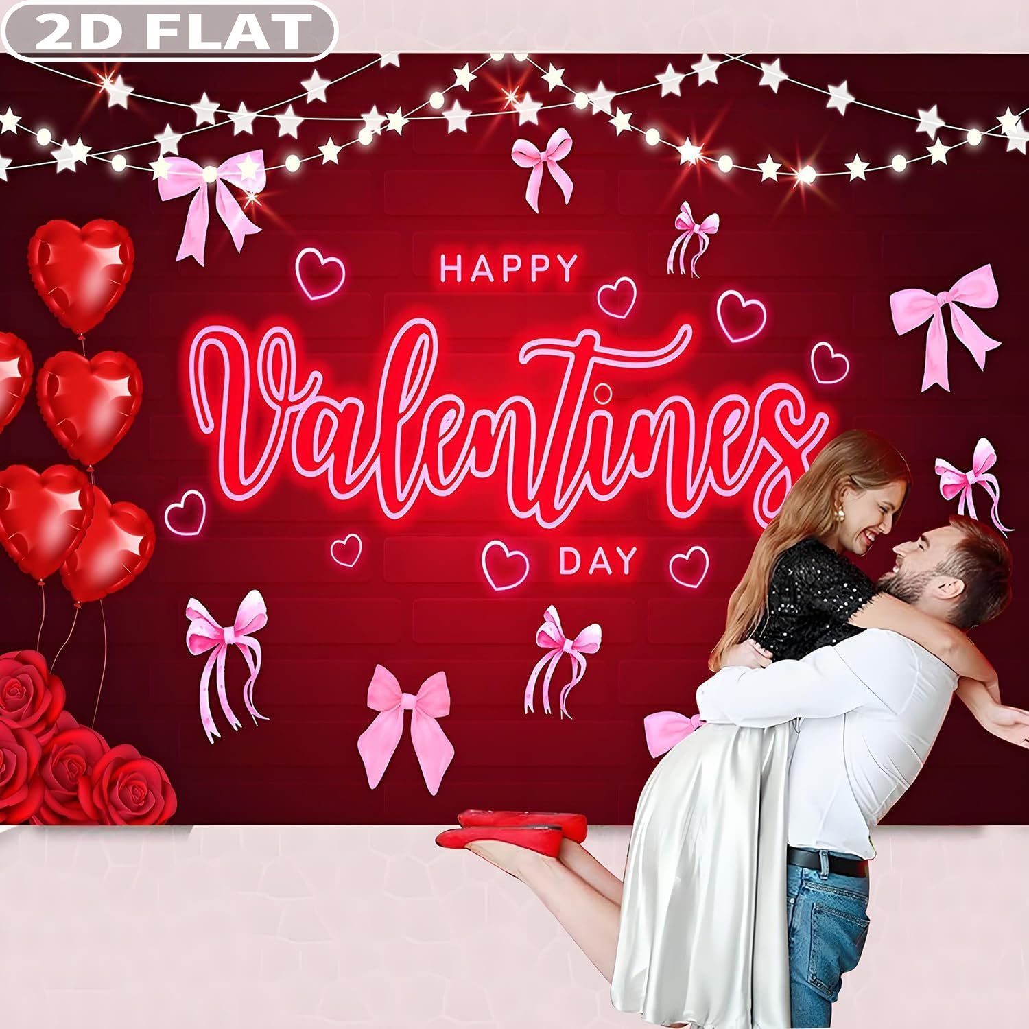 Photo Booth Prop - 2D ПЛОСКАЯ 1 шт., реквизит для