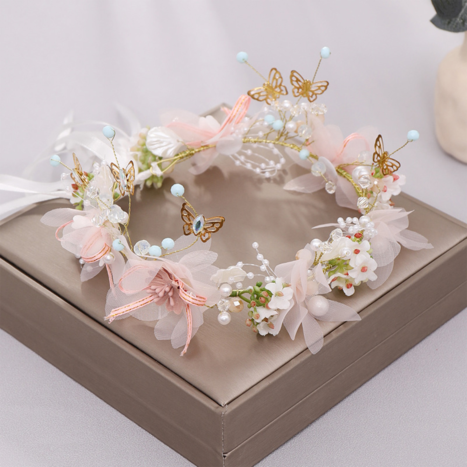 Wedding Supply Store - Женская/девичья повязка на голову с цветами,