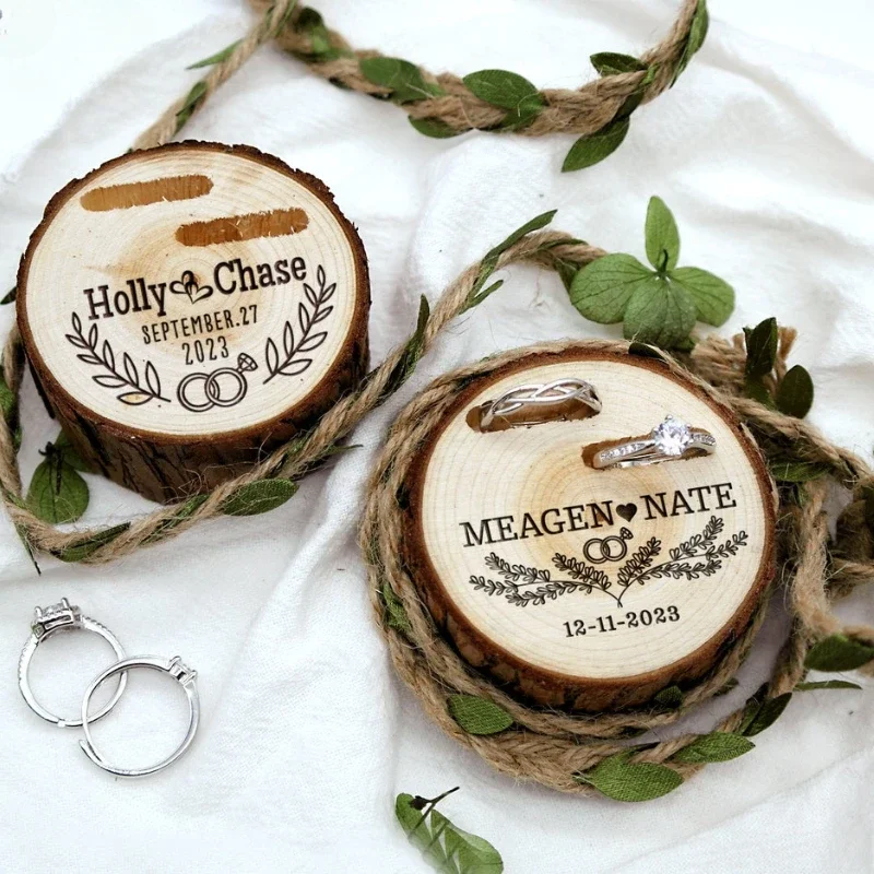 Ring Bearer Pillow - 1 шт., бесплатная деревянная коробка для