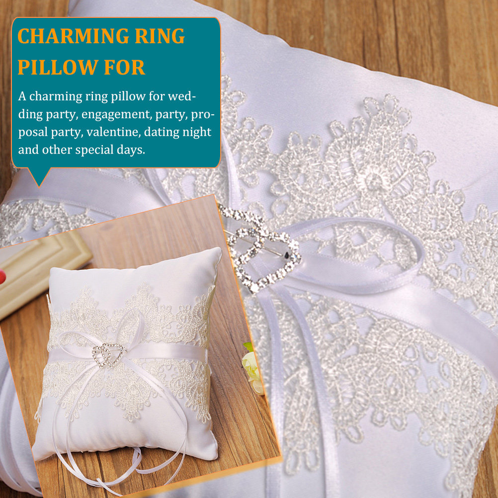 Ring Bearer Pillow - Очаровательная подушка для кольца на свадьбу,