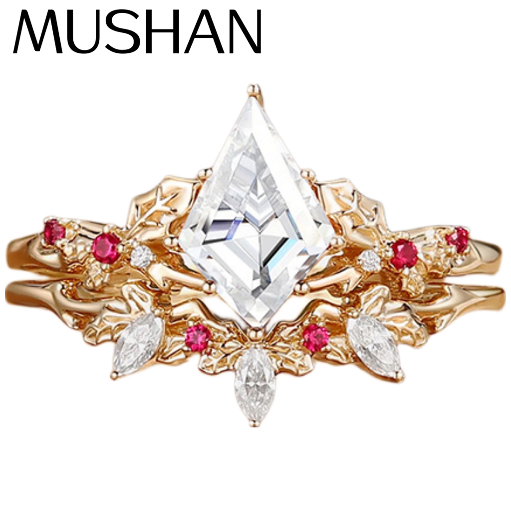 Wedding Zone - Кольцо MUSHAN из стерлингового серебра 925