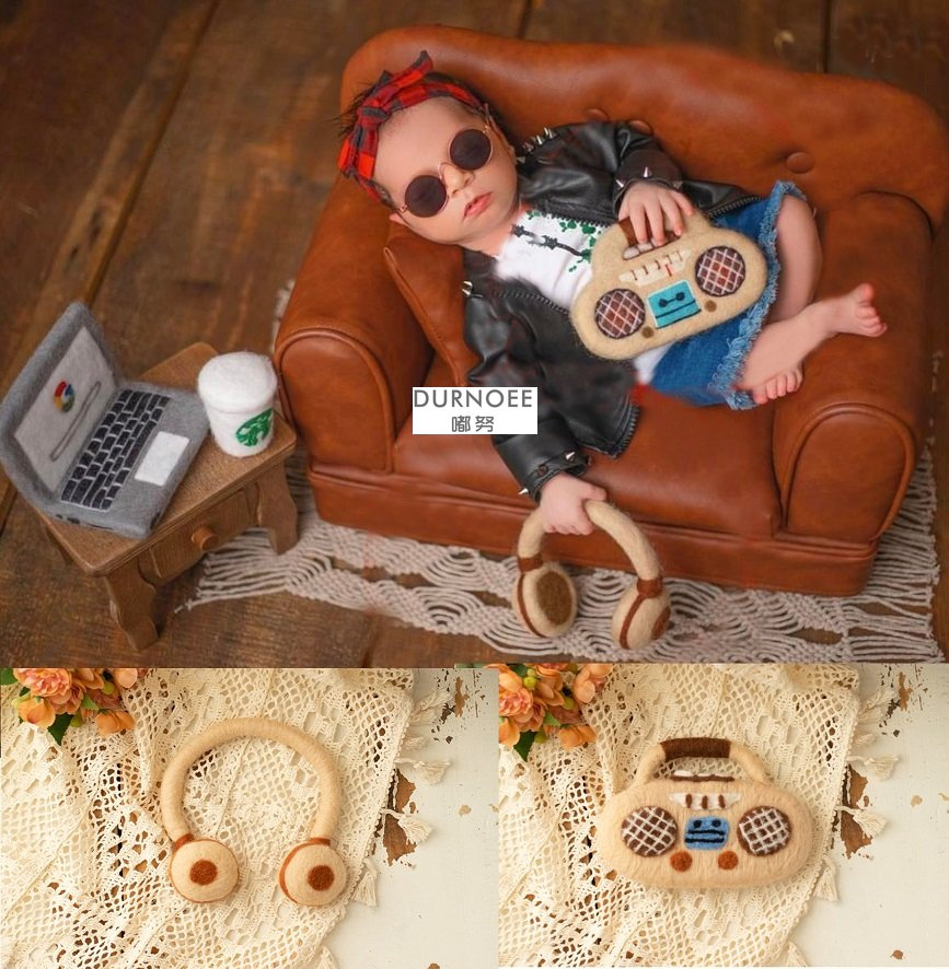 Шерстяной кукла из фетра рекви – обзор и цена Photo Booth Prop