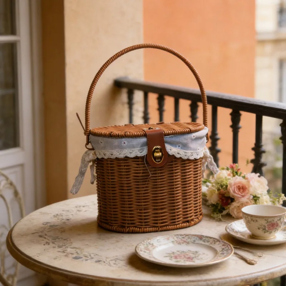 Плетёная вручную корзина с кры – обзор и цена Wedding Hampers