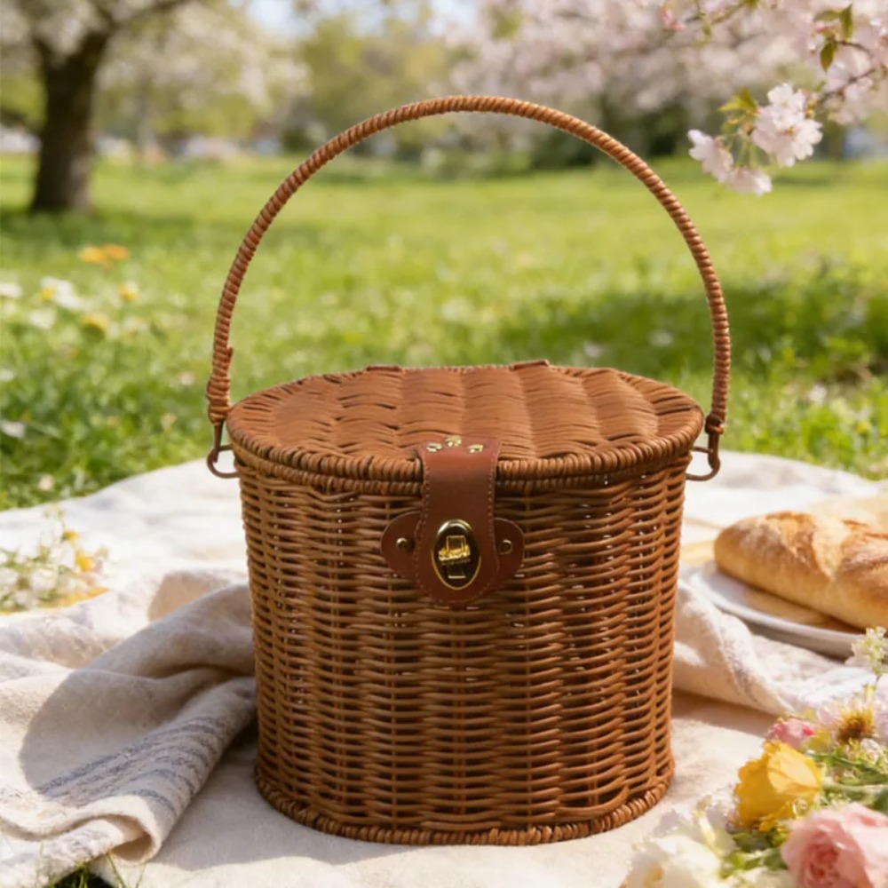 Плетёная вручную корзина с кры – обзор и цена Wedding Hampers