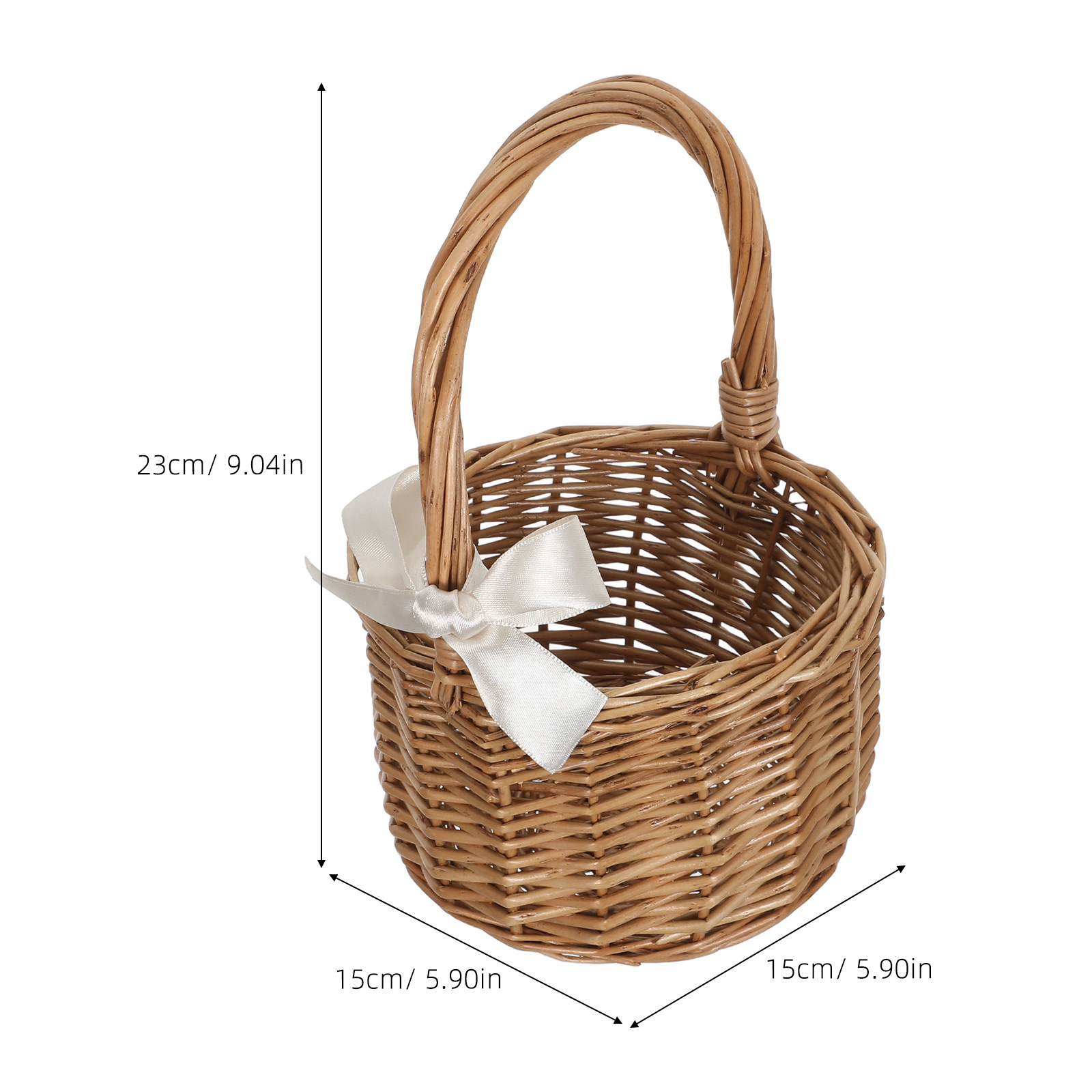 Плетеная корзина для цветов ру – обзор и цена Wedding Hampers