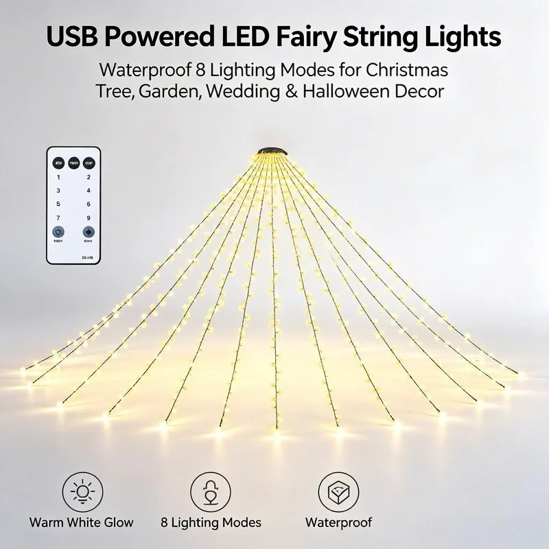 Водонепроницаемые USB-гирлянды – обзор и цена Wedding Led