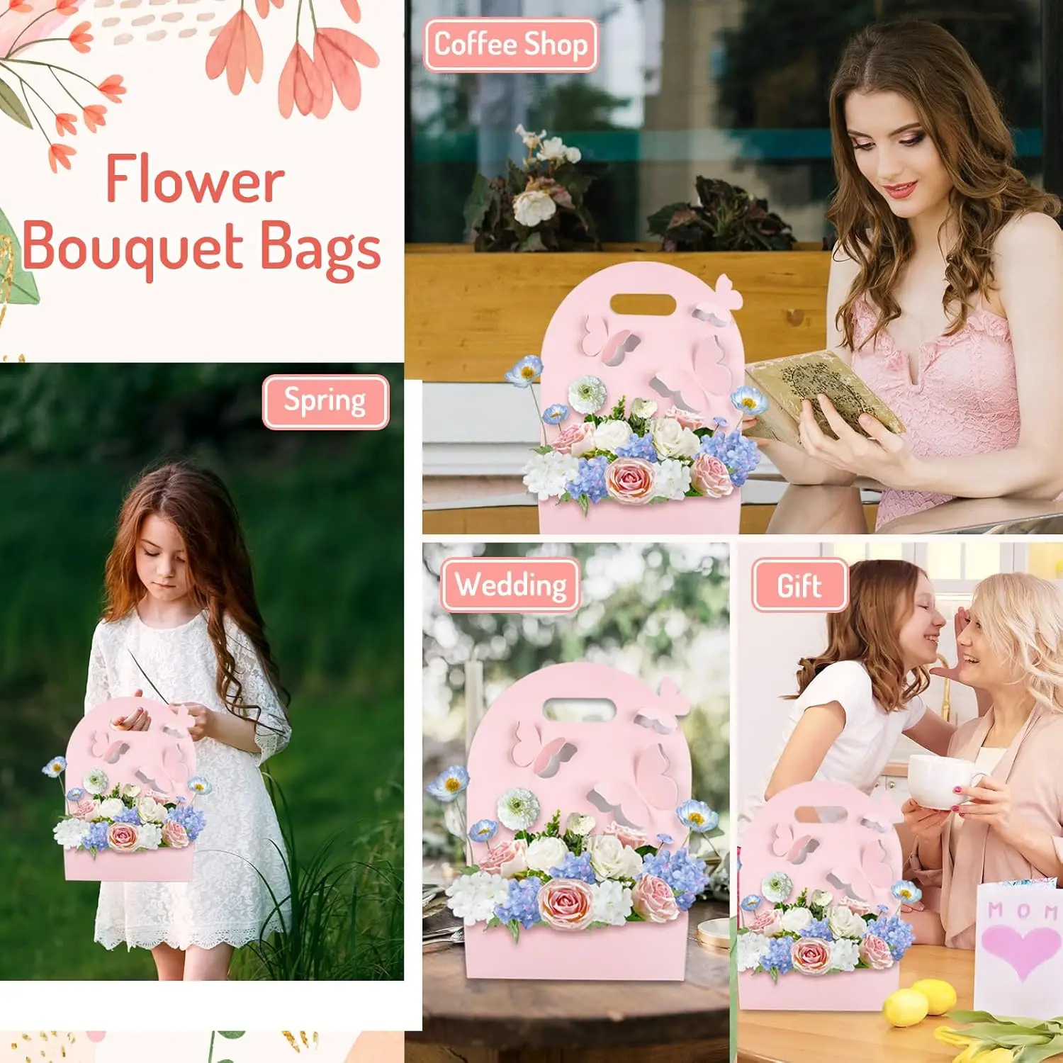 1/5/10 шт., коробка для цветов – обзор и цена Wedding Hampers