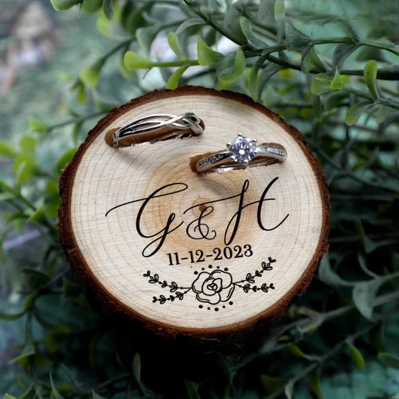 1 шт., бесплатная деревянная к – обзор и цена Ring Bearer Pillow