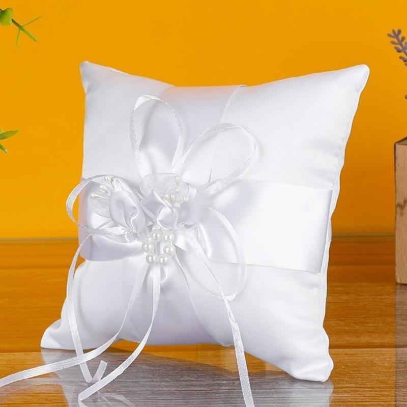 P9fe Свадебные жемчужины кольц – обзор и цена Ring Bearer Pillow
